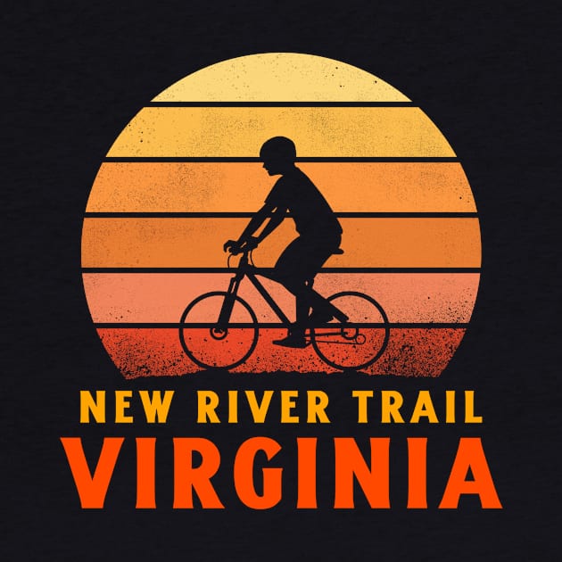 New River Trail, Virginia by Mountain Morning Graphics